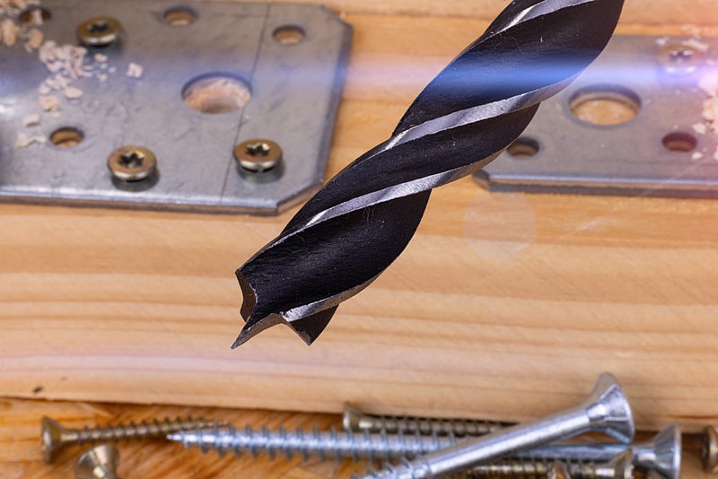 NordWolf 3/4"" Brad Point Wood Drill Bit, Double Flutes Design with 7/16"" Hex Shank for Drills & Impact Drivers - Image 5